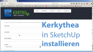 Kerkythea in SketchUp installieren [upl. by Walrath]