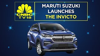 LIVE Maruti Suzuki New Launch Car 2023  Maruti Suzuki Launches Invicto Premium Car  CNBC TV18 [upl. by Enyale]