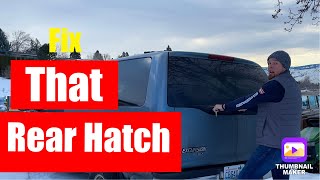 How to Make Your Ford Excursion Rear Hatch Lock Work Like New [upl. by Cordy]