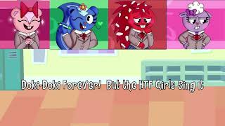 Doki Doki Forever But the female HTF Characters Sing It AI Cover [upl. by Gen51]