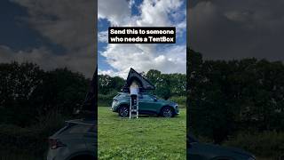 Set up in less than 30 seconds 🤯🤩 Find out more at tentboxcomcargo 🚗🏕️ [upl. by Dorkus]