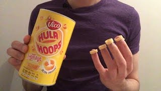 ASMR  Je goûte les Vico HULA HOOPS  DégustationNourritureFrançais [upl. by Blasien]