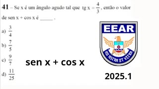 EEAR 20251  Q41  CÓDIGO 64  TANGENTE [upl. by Marlea]