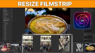 How to Resize the Thumbnails in the Filmstrip View in On1 Photo Raw [upl. by Siekram835]