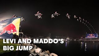 Behind the Scenes of Levi and Maddos Big Jump [upl. by Aldo]