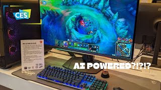 MSI AI Monitor  CES 2024 [upl. by Ermey672]