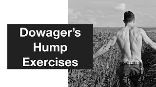 Dowagers Hump Exercises [upl. by Tann]