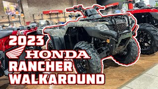 2023 Honda Rancher 420 4x4 Walkaround [upl. by Aztilem]