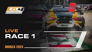 LIVE  Race 1  Monza  GT4 European Series 2023 English [upl. by Narik]