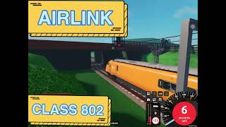 SCR Airlink series 1  Class 802 Airport Central to Stepford Central [upl. by Inglis866]