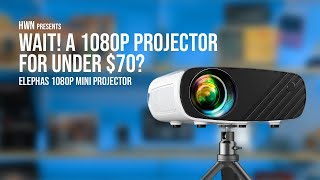 Elephas 1080p Mini Projector Review [upl. by Ltihcox]