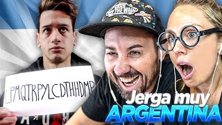 ESPAÑOLES REACCIONAN A JERGA MUY ARGENTINA 🇦🇷 BRUTAL Ft Maxi Fontan [upl. by Asereht]