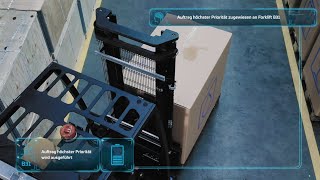 ZF Innovation Forklift vorgestellt auf der Hannover Messe 2018 DE [upl. by Niddala]