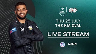 ⚪ LIVE  Surrey vs Yorkshire Metro Bank One Day Cup [upl. by Nyliret]