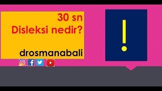 Disleksi Nedir [upl. by Ansell]