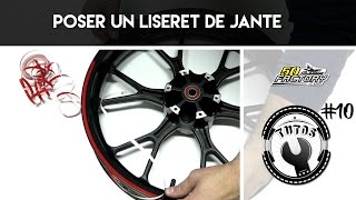 TUTO 10  POSER UN LISERET DE JANTE [upl. by Anilocin495]