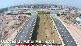 Latest aerial view of azadi chowk interchange Lahore Pakistan [upl. by Koser392]