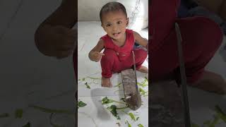 🥰Summa mamoni anaj korcha🥰 funny cutebaby trending cute food dance love baby [upl. by Barrus953]