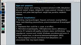 Hyperemesis Gravidarum  OB course  Masterclass Medicine [upl. by Alema]