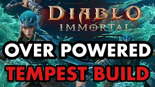 UNSTOPPABLE GOD TIER TEMPEST ANTI STUN SUPER FAST TANK ASSASSIN BUILD DIABLO IMMORTAL [upl. by Arahsat]