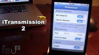 iTransmission 2  Bittorrent Client For iOS Cydia Tweak [upl. by Otilrac933]