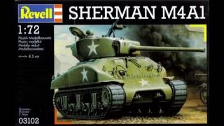 Sherman M4A1 172 Revell Warmachine [upl. by France]