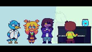 Piano  Deltarune Animation [upl. by Ayotyal]