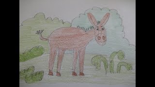 ✏️Corso di disegno per bambini lasino 🐴  Stefi64 [upl. by Israeli]