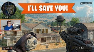 ILL SAVE YOU BUDDY  Black Ops 4 Blackout  PS4 Pro [upl. by Lebezej]