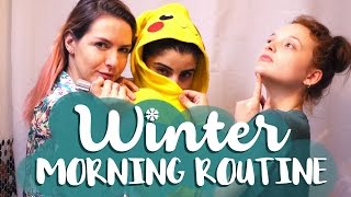 ❆ WINTER MORNING ROUTINE  Kihou SoUrbanGirl et Estelle Blog Mode [upl. by Saturday]