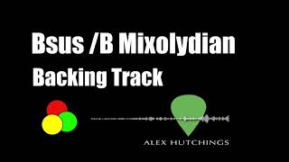 B MIXOLYDIAN BACKING TRACK [upl. by Lad]