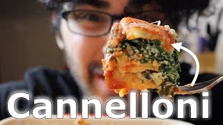 Cannelloni Pasta  Spinat Ricotta [upl. by Issac]