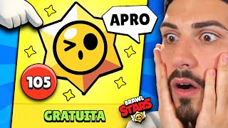 x105 RECORD STAR DROP OPENING GRATIS  Brawl Stars [upl. by Nadiya]