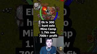 Tibia  muito PROFIT para seu ek 300 nos minos de Oramond tibia games shorts [upl. by Aneerak779]