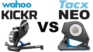 Wahoo KICKR VS Tacx NEO [upl. by Cutcliffe856]