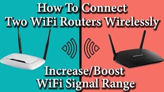 ✓ How to Connect Two Routers on one Home Network Wireless 2018 [upl. by Burkhardt]