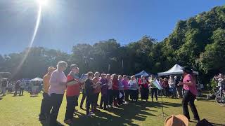 Iluka and Yamba Choir at Iluka Markets  I Can See Clearly Now [upl. by Ulric164]