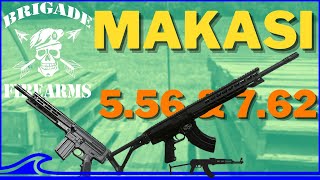 AR15  AK47 x FAL  Brigade Makasi Rifles amp Pistols NOW in 762 [upl. by Esihcoc]