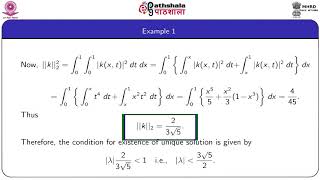 M12 FREDHOLM INTEGRAL EQUATION OF SECOND KIND WITH SQUARE INTEGRABLE KERNEL AND FORCING TERM [upl. by Gupta883]