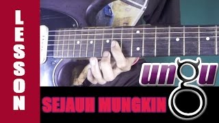 Tutorial Ungu Sejauh Mungkin  Gitar Lesson  TAB [upl. by Eppillihp]