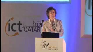 Ms Melvina Tarazi speaks at QITCOM 2011 1 [upl. by Mashe]