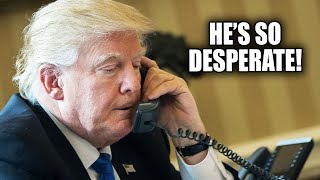 Leaked Phone Call Reveals Trump’s Sad Attempt To Save His Political Career [upl. by Latoya93]