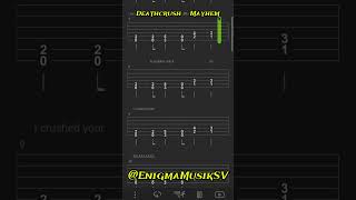 Deathcrush mayhem blackmetal musician guitarrist guitarmusic tabs guitartabs metalguitar [upl. by Oniskey]