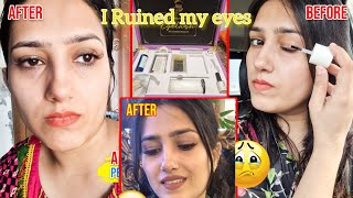 Permanent Eyelash side effects  Ruin My Eyes  Long Lashes Solution [upl. by Yelnet244]