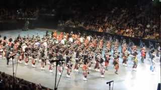 Berlin Tattoo O2 World 2011 Massed Pipes amp Drums [upl. by Adnil]