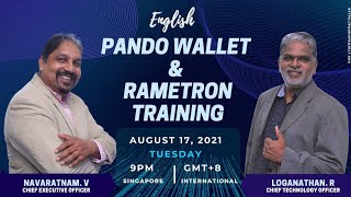 Pando Wallet amp Rametron Training [upl. by Vivi923]