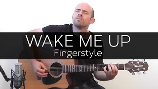 Wake me up Avicii  Acoustic Guitar Solo Cover Violão Fingerstyle [upl. by Atteuqahc]