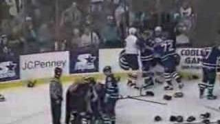 Clark vs Lacroix and Potvin vs Hextall Nov 10 1996 [upl. by Buchalter351]