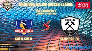 January 14th WSF Div 1 Colo Colo vs Hammers FC [upl. by Edelstein]