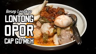 Cara Membuat LONTONG OPOR CAP GOMEH [upl. by Hsina]